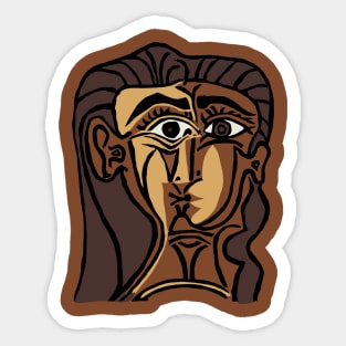 Picasso - Woman's head #3 Sticker